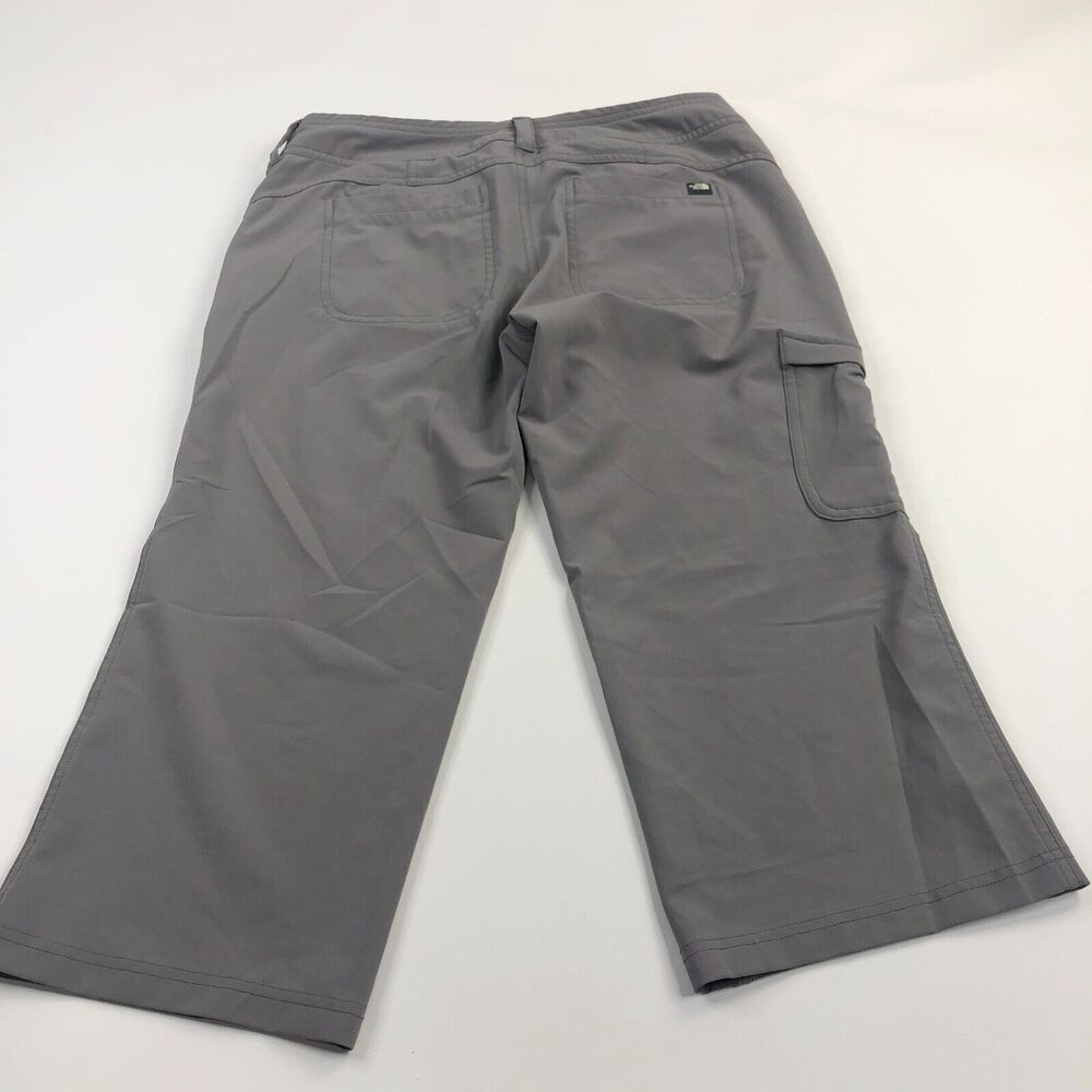The North Face Gray Capri Cropped Pants Women’s 6 (32W 20L) Hiking Cargo Pockets
